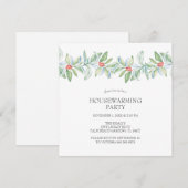 Huisverwarming Onderdeel Uitnodigingen Waterverf K (Voorkant / Achterkant)