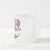 Huisverzorger Matglas Koffiemok (Voorkant rechts)