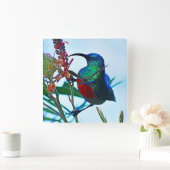 Huisvestende roofvogel vierkante klok (Huis)