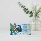 Huisvestende roofvogel visitekaartje (Staand voorkant)