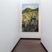 Huisvesting aan de zijkant - Abstracte kunstfoto Canvas Afdruk