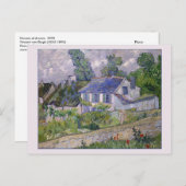 Huisvesting Auvers door Van Gogh Briefkaart (Voorkant / Achterkant)