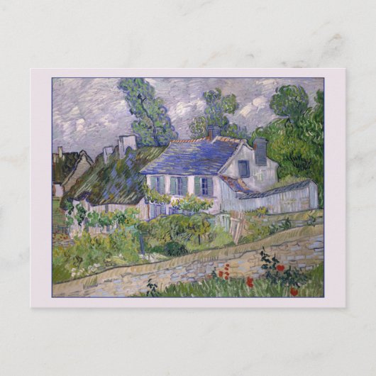 Huisvesting Auvers door Van Gogh Briefkaart (Voorkant)