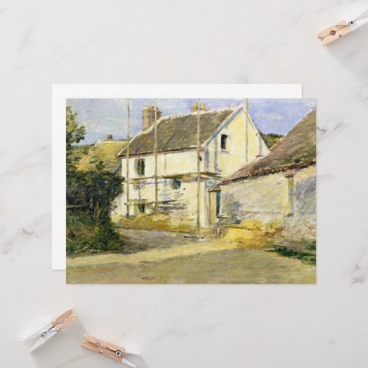 Huisvesting ( bouwwerk) kaart (Voorkant / Achterkant in situ)