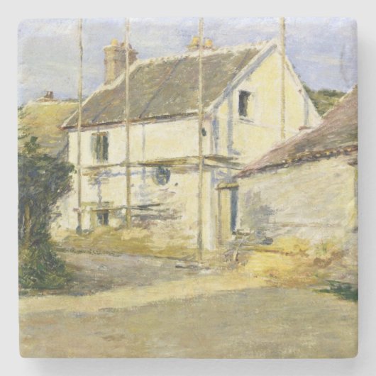 Huisvesting ( bouwwerk) stenen onderzetter (Voorkant)