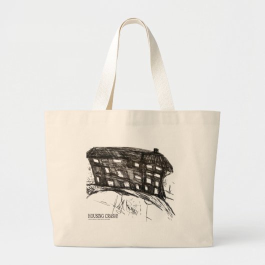 HUISVESTING CRASH GROTE TOTE BAG (Voorkant)