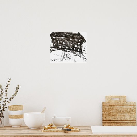 HUISVESTING CRASH POSTER (Keuken)