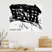 HUISVESTING CRASH POSTER (Keuken)