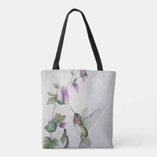 Huisvesting Elegant Waterverf Schilven Tote Bag (Achterkant)