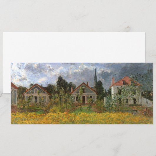 Huisvesting in Argentinië door Claude Monet, kuns (Voorkant / Achterkant)