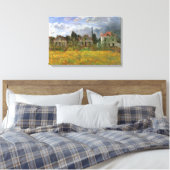 Huisvesting in Argentinië door Claude Monet,  kuns Canvas Afdruk (Insitu (Slaapkamer))