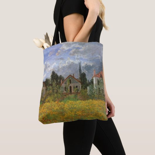 Huisvesting in Argentinië door Claude Monet,  kuns Tote Bag (Dichtbij)