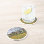 Huisvesting in Argentinië door Claude Monet,  kuns Zandsteen Onderzetter (Zijkant)