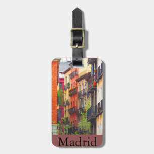 Huisvesting in Madrid Bagagelabel