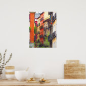 Huisvesting in Madrid Poster (Keuken)