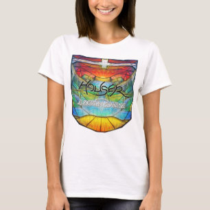 HUISVESTING - LICHTE LADIES T-SHIRT (CREST FRONT)