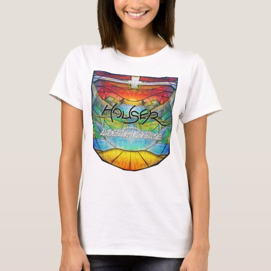 HUISVESTING - LICHTE LADIES T-SHIRT (CREST FRONT) (Voorkant)