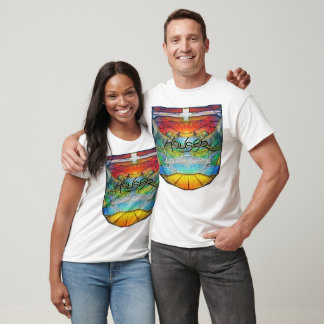 HUISVESTING - LICHTE UNISEX T-SHIRT (CREST FRONT)