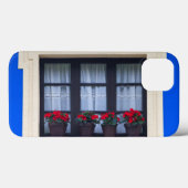 Huisvesting met bloemen in ramen Case-Mate iPhone case (Achterkant (horizontaal))