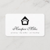 Huisvesting Rover/grooming Visitekaartje (Voorkant)