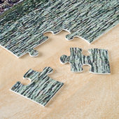 Huisvesting van het oude Gaelic Dunollie-kasteel,  Legpuzzel (Zijkant)