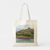 Huisvesting van het oude Gaelic Dunollie-kasteel,  Tote Bag (Achterkant)