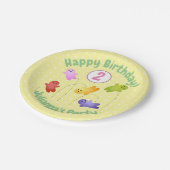 Huisvesting van snoep cartoon papieren bordje (Gekanteld)