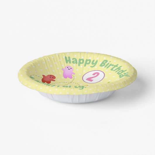 Huisvesting van snoep cartoon papieren kommen (Gebogen)