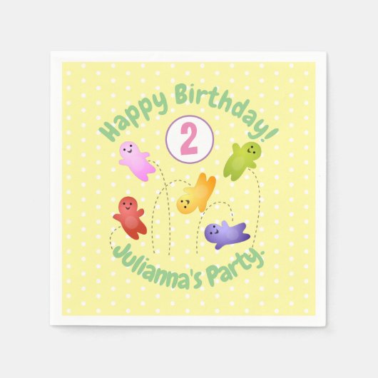 Huisvesting van snoep cartoon servet (Voorkant)