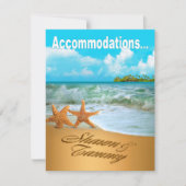 Huisvesting voor strandhuwelijk Zeesterren Koppel Kaart (Voorkant)