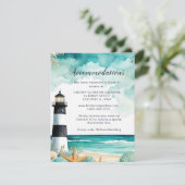 Huisvesting voor zeilers met vuurtoren informatiekaartje (Staand voorkant)