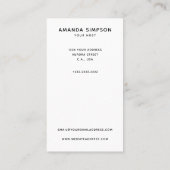 Huisvestingskosten afbeelding en logo Airbnb Visitekaartje (Achterkant)