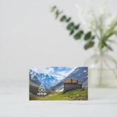 Huisvestingskosten afbeelding en logo Airbnb Visitekaartje (Staand voorkant)