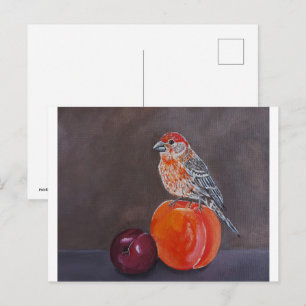 Huisvink's Middagrust Schilderij van Alfred Fox Briefkaart