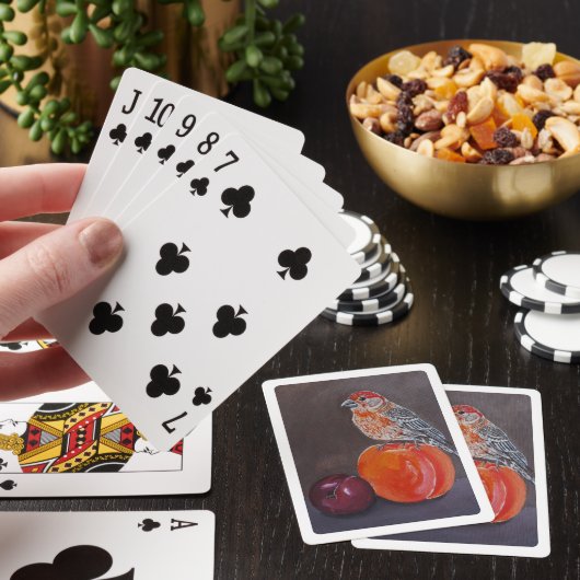 Huisvink's Middagrust Schilderij van Alfred Fox Pokerkaarten (Insitu)