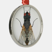 huisvlieg . metalen ornament (Rechts)