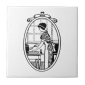 huisvrouw Baking Tegeltje (Voorkant)