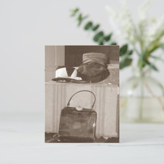 huisvrouw briefkaart (Staand voorkant)