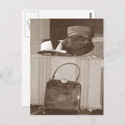 huisvrouw briefkaart (Voorkant / Achterkant)