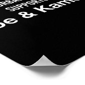 Huisvrouw Joe Biden Kamala Harris Poster (Hoek)