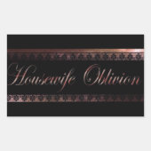 Huisvrouw Oblivion Sticker (Voorkant)