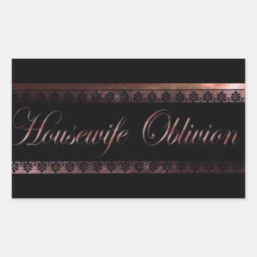 Huisvrouw Oblivion Sticker (Voorkant)