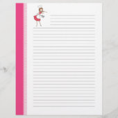 Huisvrouw Retro Art Lined Recippages (Voorkant)