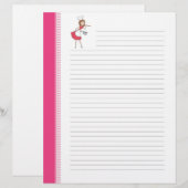 Huisvrouw Retro Art Lined Recippages (Voorkant / Achterkant)