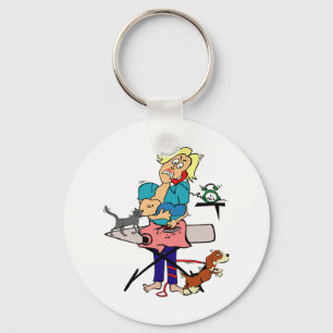 Huisvrouw Sleutelhanger
