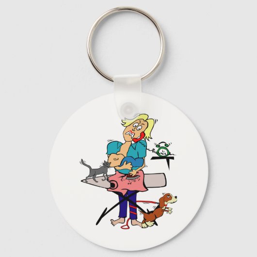 Huisvrouw Sleutelhanger (Voorkant)
