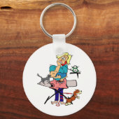Huisvrouw Sleutelhanger (Voorkant)