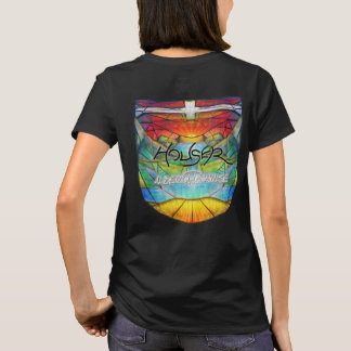 HUISVROUW T - DARKVROUW T (TEKST VOORUIT, KORTE TE T-SHIRT