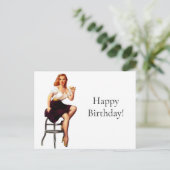 Huisvrouwen Vintage Retro 1950s Briefkaart (Staand voorkant)