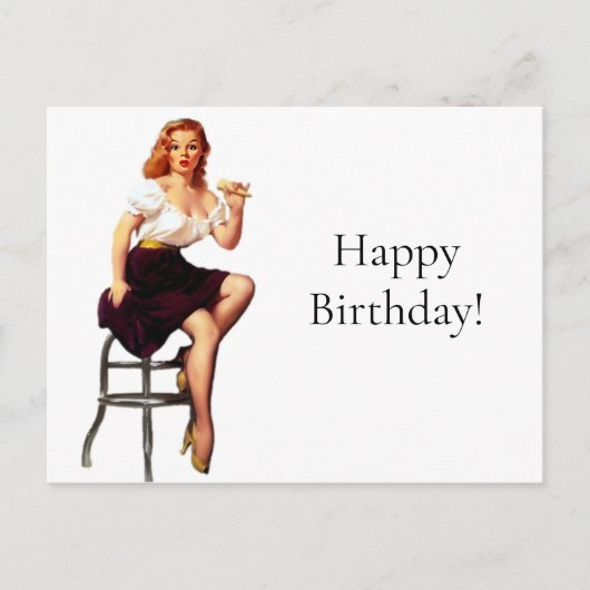 Huisvrouwen Vintage Retro 1950s Briefkaart (Voorkant)